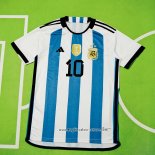 Maglia Prima Argentina Giocatore Messi 2022