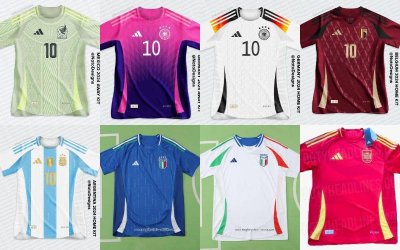 Ogni maglia Squadra Nazionale 2024 adidas ha una grafica diversa